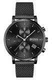 Hugo Boss Integrity Black Dial Black Mesh Bracelet Watch for Men - 1513813 Buy Now By Hugo Boss