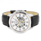 Fossil Grant Automatic Skeleton White Dial Black Leather Strap Watch for Men - ME3101 Buy Now By Fossil