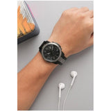 Fossil Grant Chronograph Black Dial Two Tone Steel Strap Watch for Men - FS5269 Buy Now By Fossil