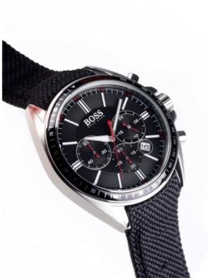 Hugo Boss Driver Black Dial Black Leather Strap Watch for Men -1513087 Buy Now By Hugo Boss