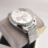 Michael Kors Whitney Chronograph Crystals Silver Dial Silver Steel Strap Watch For Women - MK6728 Buy Now By Michael Kors