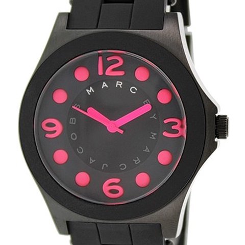 Marc Jacobs Pelly Black Dial Black Silicone Strap Watch for Women - MBM2517 Buy Now By Marc Jacobs