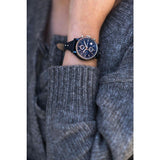 Fossil Boyfriend Sport Chronograph Blue Dial Blue Leather Strap Watch for Women - ES4113 Buy Now By Fossil
