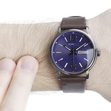 Marc Jacobs Fergus Blue Dial Brown Leather Strap Watch for Men - MBM5078 Buy Now By Marc Jacobs