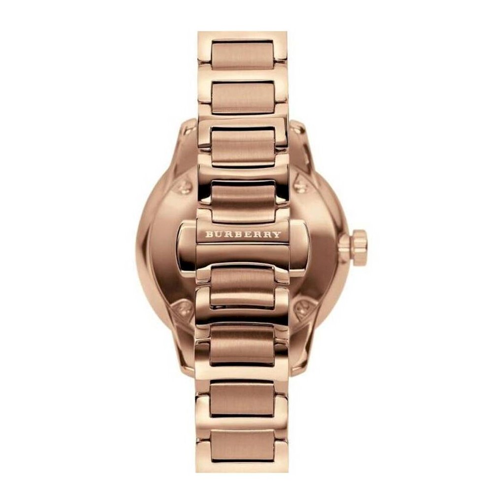 Burberry The Classic Rose Gold Dial Rose Gold Steel Strap Watch for Women - BU10116 Buy Now By Burberry