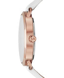 Michael Kors Portia Rose Gold Dial White Leather Strap Watch For Women - MK2660 Buy Now By Michael Kors
