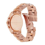 Marc Jacobs Blade Chronograph White Dial Rose Gold Steel Strap Watch for Women - MBM3082 Buy Now By Marc Jacobs