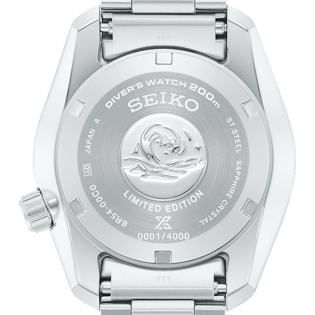 Seiko Prospex Limited Edition Automatic GMT Glacier Blue Dial Silver Steel Strap Watch For Men - SPB385J1 Buy Now By Seiko