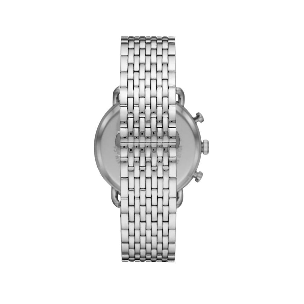 Emporio Armani Aviator Chronograph Blue Dial Silver Steel Strap Watch For Men - AR11238 Buy Now By Emporio Armani