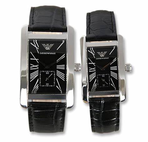 Emporio Armani Black Dial Black Leather Strap Watch For Men - AR0143 Buy Now By Emporio Armani