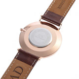 Daniel Wellington Classic St Mawes White Dial Brown Leather Strap Watch For Men - DW00100006 Buy Now By Daniel Wellington