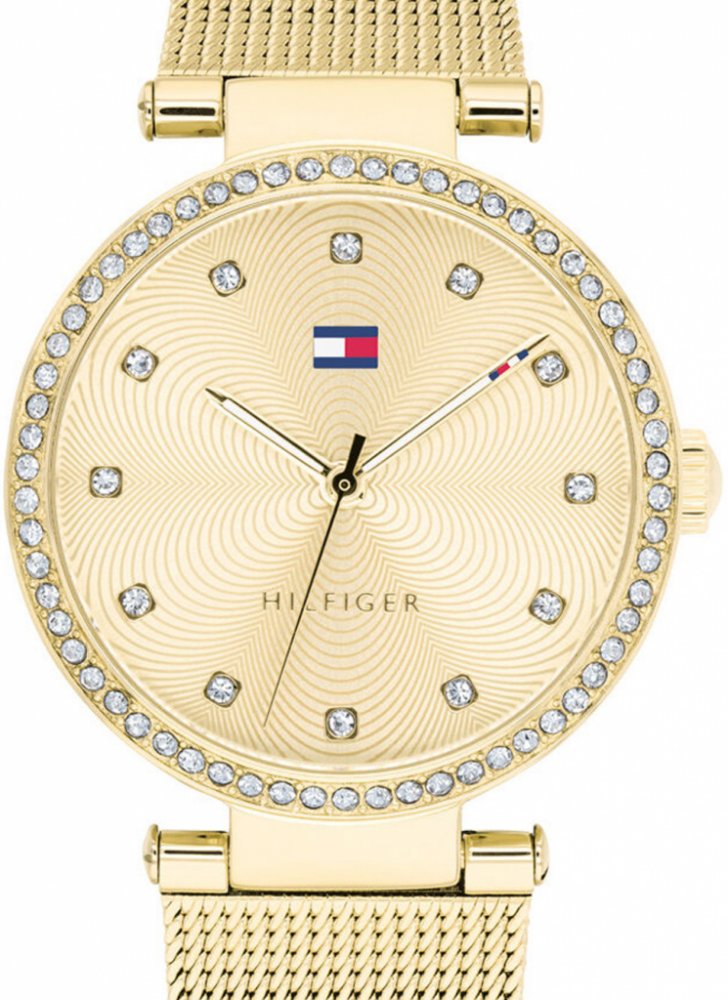 Tommy Hilfiger Lynn Quartz Gold Dial Gold Mesh Bracelet Watch For Women - 1781864 Buy Now By Tommy Hilfiger