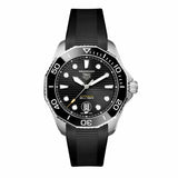 Tag Heuer Aquaracer Professional 300 Automatic Black Dial Black Rubber Strap Watch for Men - WBP201A.FT6197 Buy Now By Tag Heuer