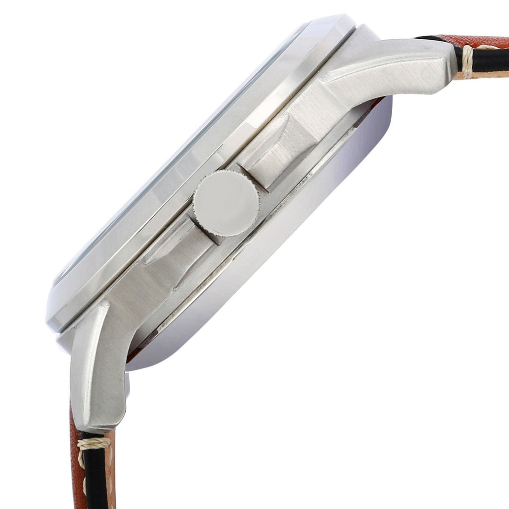 Fossil Grant Twist Multifunction Blue Dial Brown Leather Strap Watch for Men - ME1161 Buy Now By Fossil