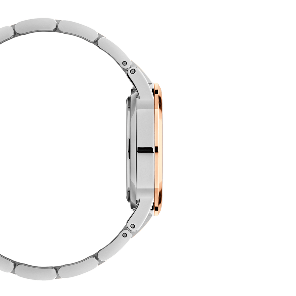 Daniel Wellington Iconic Link White Dial Two Tone Steel Strap Watch For Women - DW00100359 Buy Now By Daniel Wellington