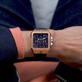 Guess Libra Crystals Blue Dial Blue Silicone Strap Watch For Women - GW0618L2 Buy Now By Guess