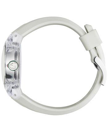 Gucci Sync Quartz White Dial White Rubber Strap Unisex Watch - YA137302 Buy Now By Gucci