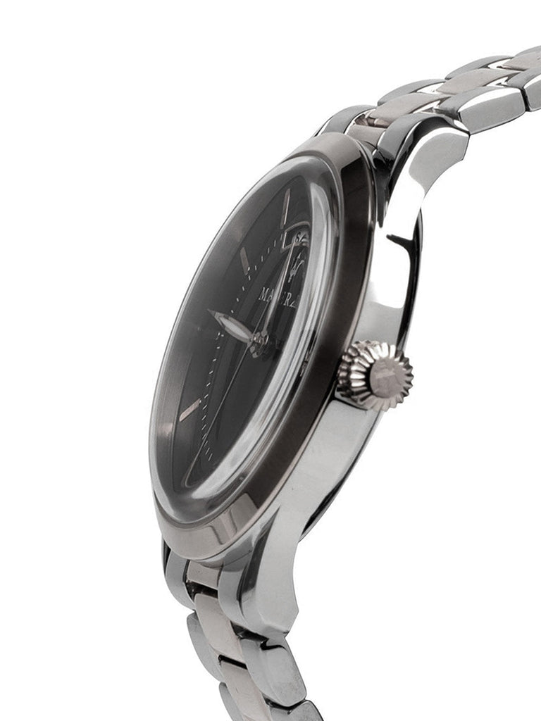 Maserati Tradizione Black Dial Silver Steel Strap Watch For Men - R8853125002 Buy Now By Maserati