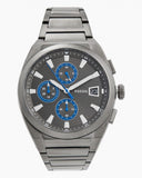 Fossil Everett Chronograph Grey Dial Grey Steel Strap Watch for Men - FS5830 Buy Now By Fossil