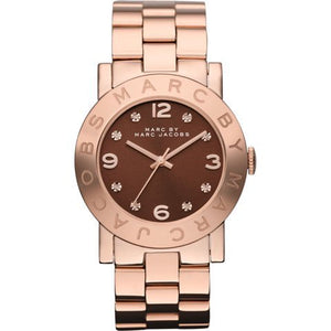 Marc Jacobs Amy Purple Rose Gold Steel Strap Watch for Women - MBM8616 Buy Now By Marc Jacobs
