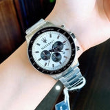 Maserati SFIDA Chronograph White Dial Silver Steel Strap Watch For Men - R8873640003 Buy Now By Maserati