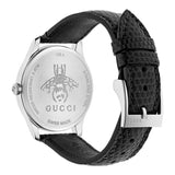 Gucci G-Timeless Moonphase Black Dial Black Leather Strap Watch For Men - YA1264045 Buy Now By Gucci