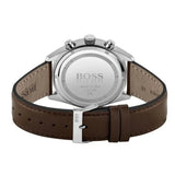 Hugo Boss Champion Grey Dial Brown Leather Strap Watch for Men - 1513815 Buy Now By Hugo Boss