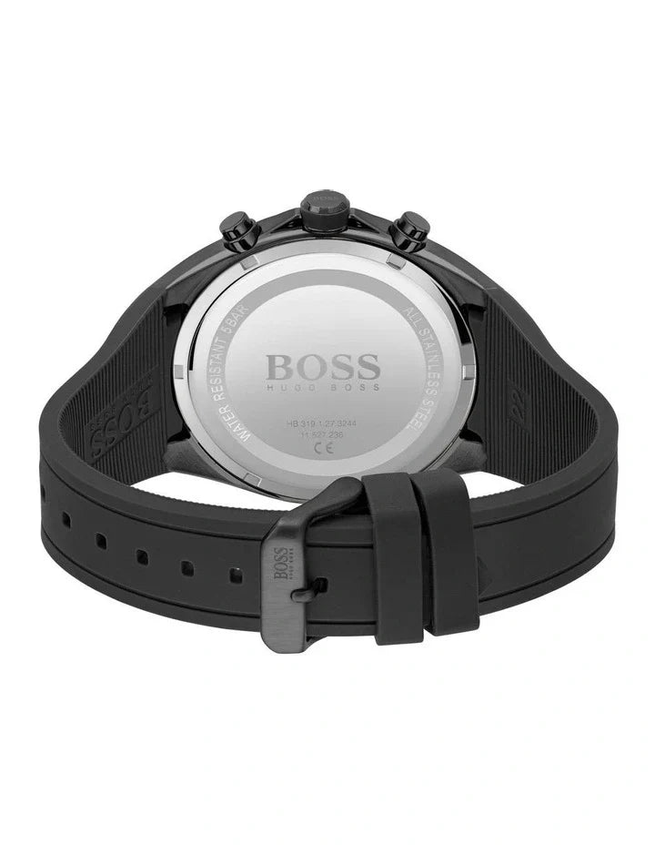 Hugo Boss Distinct Black Dial Black Silicone Strap Watch for Men - 1513859 Buy Now By Hugo Boss