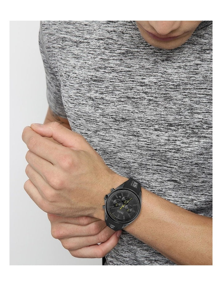 Hugo Boss Distinct Black Dial Black Silicone Strap Watch for Men - 1513859 Buy Now By Hugo Boss