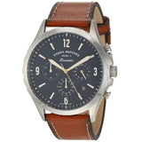 Fossil Forrester Chronograph Blue Dial Brown Leather Strap Watch for Men - S5607 Buy Now By Fossil