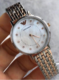 Emporio Armani Mother of Pearl Dial Two Tone Stainless Steel Watch For Women - AR11094 Buy Now By Emporio Armani