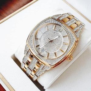 Bulova Phantom Crystal Silver Dial Two Tone Steel Strap Watch for Men - 98B323 Buy Now By Bulova