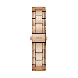 Guess Crystal Clear Rose Gold Dial Rose Gold Steel Strap Watch for Women - GW0470L3 Buy Now By Guess