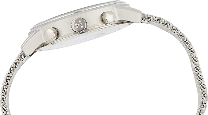 Tommy Hilfiger Kane Black Dial Silver Mesh Bracelet Watch for Men - 1710402 Buy Now By Tommy Hilfiger