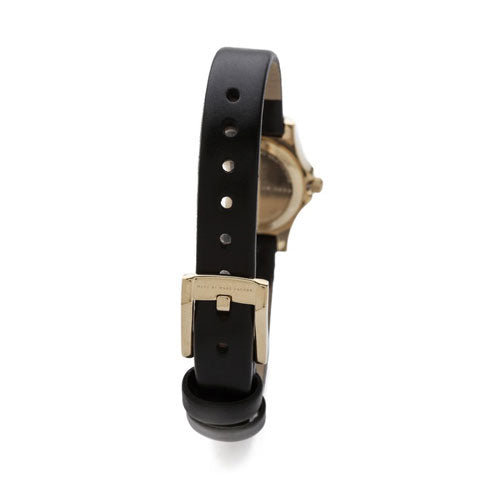 Marc Jacobs Henry Dinky Black Dial Black Leather Strap Watch for Women - MBM1240 Buy Now By Marc Jacobs