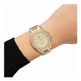 Fossil Riley Gold Dial Gold Steel Strap Watch for Women - ES3203 Buy Now By Fossil