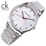 Calvin Klein City Quartz White Dial Silver Steel Strap Watch for Men - K2G2G1Z6 Buy Now By Calvin Klein