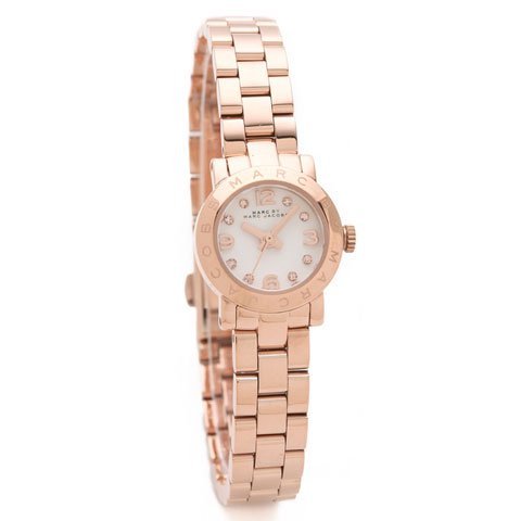 Marc Jacobs Amy White Dial Rose Gold Steel Strap Watch for Women - MBM8613 Buy Now By Marc Jacobs