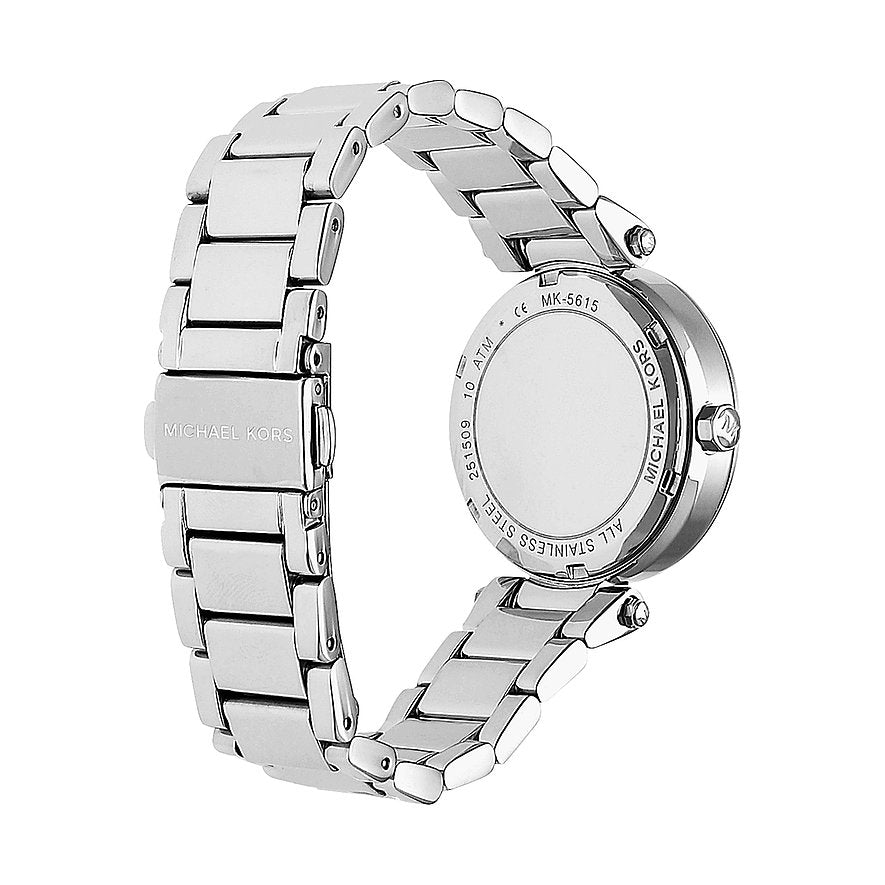 Michael Kors Parker Silver Dial Silver Steel Strap Watch for Women - MK5615 Buy Now By Michael Kors
