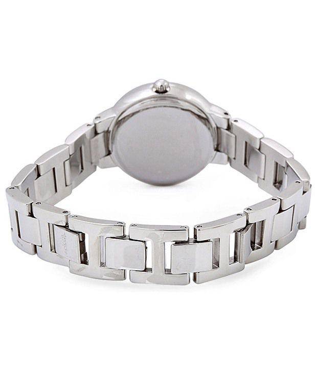 Fossil Virginia Silver Dial Silver Steel Strap Watch for Women - ES3282 Buy Now By Fossil