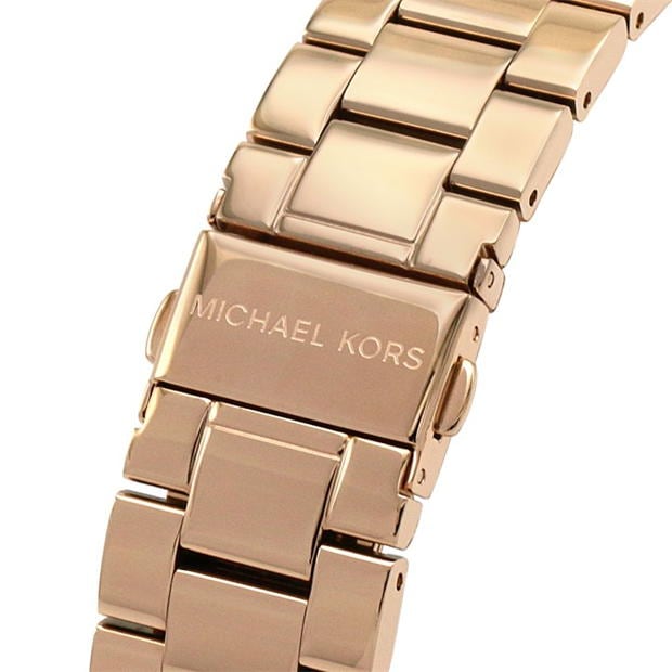 Michael Kors Ritz Analog Crystals Silver Dial Rose Gold Steel Strap Watch for Women - MK6863 Buy Now By Michael Kors