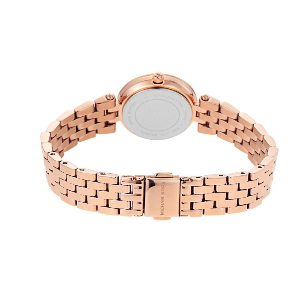 Michael Kors Darci Analog Mother of Pearl Dial Rose Gold Steel Strap Watch For Women - MK3832 Buy Now By Michael Kors
