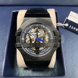 Maserati Potenza Automatic Black Dial Black Leather Strap Watch For Men - R8821108009 Buy Now By Maserati