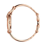 Gucci Horsebit Collection Black Dial Rose Gold Steel Strap Watch For Women - YA139507 Buy Now By Gucci