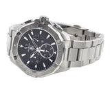 Tag Heuer Aquaracer Chronograph Black Dial Silver Steel Strap Watch for Men - CAY1110.BA0927 Buy Now By Tag Heuer