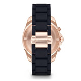 Emporio Armani Sigma Chronograph Black Dial Black SIlicon Strap Watch For Men - AR6066 Buy Now By Emporio Armani