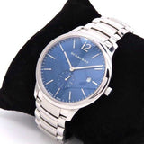 Burberry The Classic Blue Dial Silver Steel Strap Watch for Men - BU10007 Buy Now By Burberry