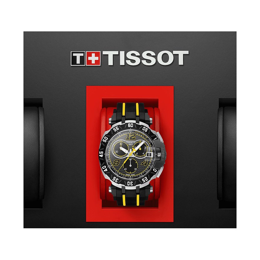 Tissot T Race Thomas Luthi Chronograph Grey Dial Black Rubber Strap Watch For Men - T092.417.27.067.00 Buy Now By Tissot