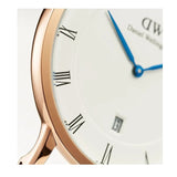 Daniel Wellington Dapper Reading White Dial Black Leather Strap Watch For Men - DW00100107 Buy Now By Daniel Wellington