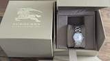Burberry The City Diamonds Silver Dial Silver Steel Strap Watch for Women - BU9220 Buy Now By Burberry